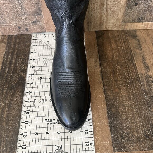 Lucchese 1883 Black N7496R4 Western Cowboy Boots Mens 11 D - Picture 7 of 12